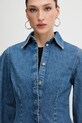 Rotate koszula jeansowa niebieski 1151701602