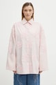 Бавовняна сорочка Rotate бавовна рожевий 1151031809
