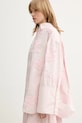 Rotate koszula bawełniana różowy 1151031809
