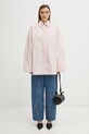Бавовняна сорочка Rotate 1151031809 рожевий