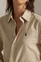 Polo Ralph Lauren koszula z dodatkiem lnu beżowy 211971514