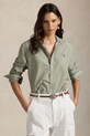 Polo Ralph Lauren koszula z dodatkiem lnu regular zielony 211971514