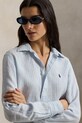 Polo Ralph Lauren koszula lniana niebieski 211A96158