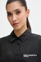 Karl Lagerfeld Jeans koszula czarny B1W11026
