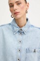 Patrizia Pepe koszula jeansowa niebieski 8C0833.D108