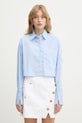 Patrizia Pepe koszula wzorzyste niebieski 8C0856.A544