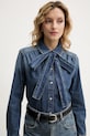 OUI koszula jeansowa granatowy 96069