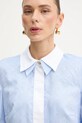Elisabetta Franchi koszula bawełniana niebieski CA14161E2