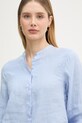 Mos Mosh koszula damska lniana Artina niebieski 178000.