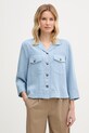 Mos Mosh koszula damska z lyocellu Celina niebieski 176580