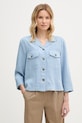 Mos Mosh koszula damska z lyocellu Celina niebieski 176580