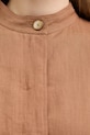 Ľanová košeľa Marella CALIBRI 2613041184200 hnedá