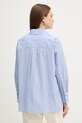 Odzież Marella koszula bawełniana TABARIN 2613111074200 niebieski