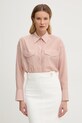 Marella koszula damska z dodatkiem jedwabiu FATE różowy 2613111224200