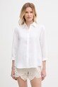 Marella рубашка сафари для женщин из льна Emme by Marella белый 2615111122200