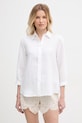 Marella рубашка сафари для женщин из льна Emme by Marella белый 2615111122200