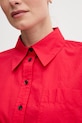 Barbour koszula damska bawełniana Angela LSH1663 czerwony