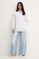 Twinset πουκάμισο γυναικείο βαμβακερό 261TP2430 λευκό SS26