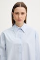 Βαμβακερό πουκάμισο Twinset μπλε 261TE2010