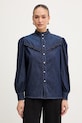 Twinset koszula jeansowa z elastanem granatowy 261TP2672