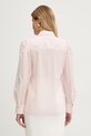 Odzież Twinset koszula damska z bawełną 261TE2081 różowy
