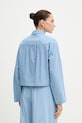 Одежда Хлопковая рубашка Twinset 261TF2081 голубой