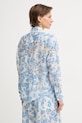 Abbigliamento Twinset Camicia da donna con lino 261LM2SAA blu