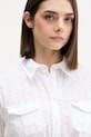 Guess Jeans πουκάμισο γυναικείο βαμβακερό λευκό W6GHA3.WO331