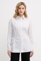 Sisley Camicia da donna in cotone bianco 58B5LQ0AI
