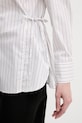 Sisley Camicia da donna in cotone 58B5LQ0AI bianco