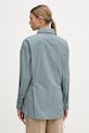 Дрехи Sisley риза дамска памучна 58B5LQ0AI тюркоазен