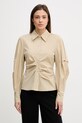 Sisley koszula z elastanem beżowy 5V5TLQ0AE