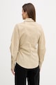 Odzież Sisley koszula 5V5TLQ0AE beżowy