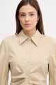 Sisley koszula beżowy 5V5TLQ0AE