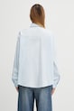 Clothing MM6 Maison Margiela cotton shirt S52DT0064.M35480.501 blue