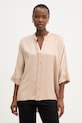 Fracomina koszula damska z wiskozy beżowy FS26ST6014W41301