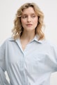 United Colors of Benetton koszula damska z wiskozy 5LRGDQ0DK niebieski