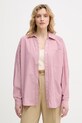 United Colors of Benetton koszula damska z wiskozy różowy 5LRGDQ0DK