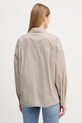Odzież United Colors of Benetton koszula damska z wiskozy 5LRGDQ0DK beżowy