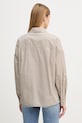 Odzież United Colors of Benetton koszula damska z wiskozy 5LRGDQ0DK beżowy