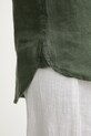 United Colors of Benetton košile dámská lněná 5BMLDQ0D9 zelená