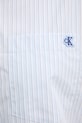 Calvin Klein Jeans košeľová blúzka dámska bavlnená LV047F105G modrá