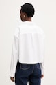 Oblečenie Calvin Klein Jeans košeľa dámska bavlnená LV047F148G biela