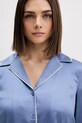 Odzież Calvin Klein Underwear koszula piżamowa damska LV00QS7657 niebieski