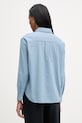 Odzież Marc O'Polo koszula damska z bawełną 5000009585 niebieski