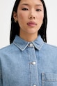 Marc O'Polo koszula damska z dodatkiem lnu niebieski 5000013055