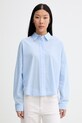 Marc O'Polo košeľa dámska bavlnená modrá 5000013390