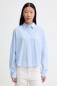 Marc O'Polo košeľa dámska bavlnená modrá 5000013390