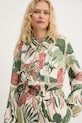 Guess košeľa dámska s viskózou DALIA zelená W6GH22.W1789