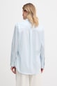 Odzież Guess koszula damska bawełniana W6GH54.W1979 niebieski